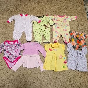 0-3 month girls lot